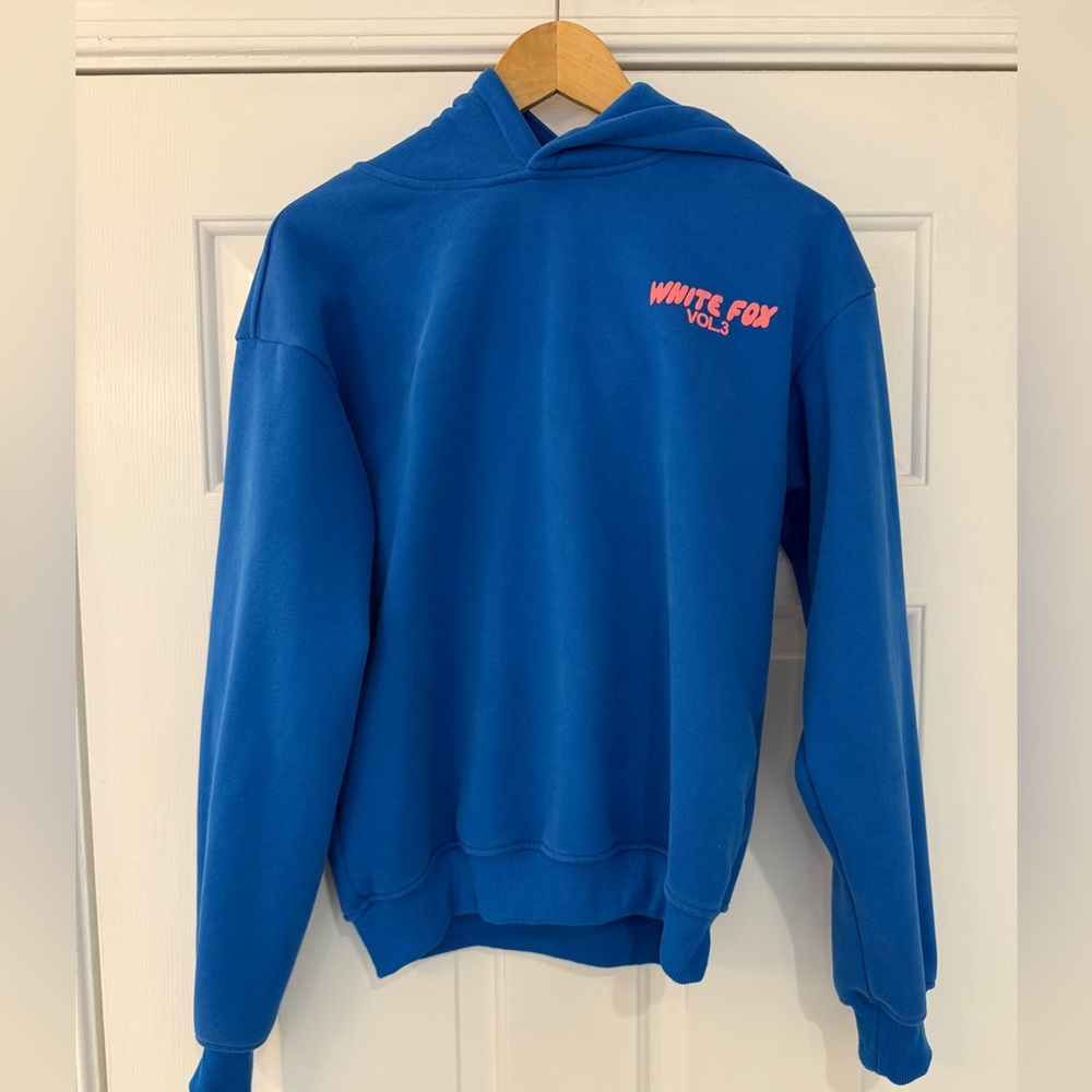 White Fox Blue Hoodie Women’s XS/S